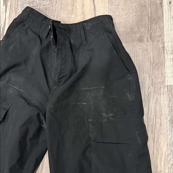 Love Tree Black Cargo Pants with Multiple Utility Pockets - Picture 2 of 4